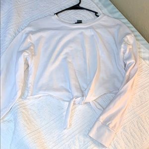 Forever 21 crop long sleep